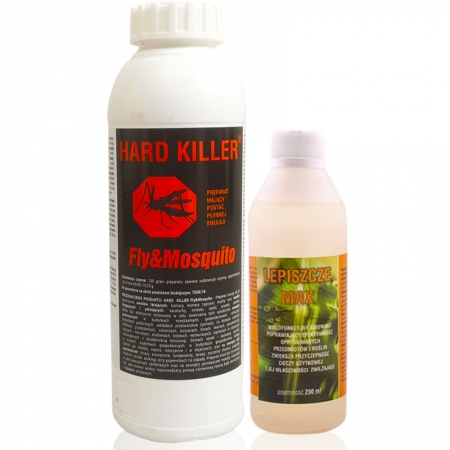 Oprysk na Komary HARD KILLER 1L + LepiszczeMax 250ml