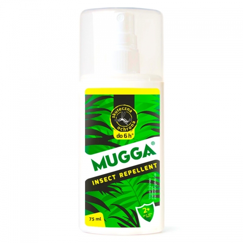 MUGGA Spray 9,5% DEET dla dzieci na komary, kleszcze