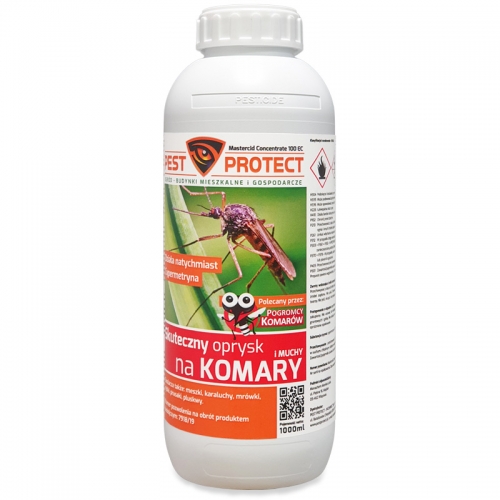 Oprysk na komary cypermetryna PEST PROTECT 1L