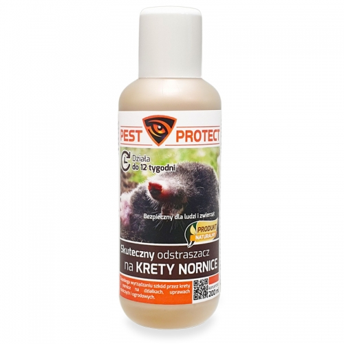 Odstraszacz preparat na krety, nornice PEST PROTECT 200ml