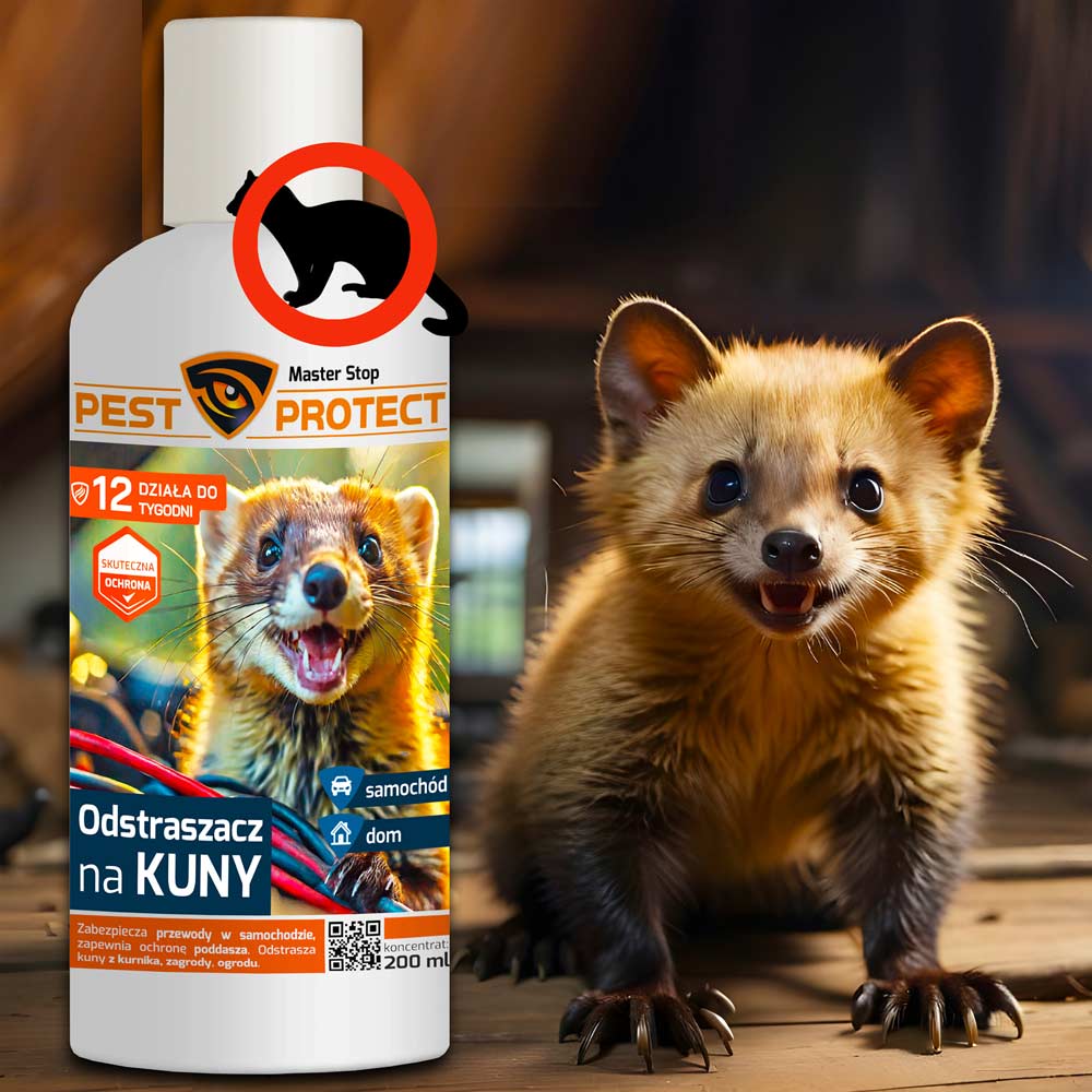 odstraszacz kun na poddasze, do domu PEST PROTECT