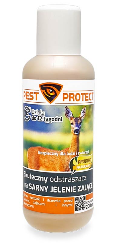 Odstraszacz, środek na sarny, jelenie, zające PEST PROTECT 200ml