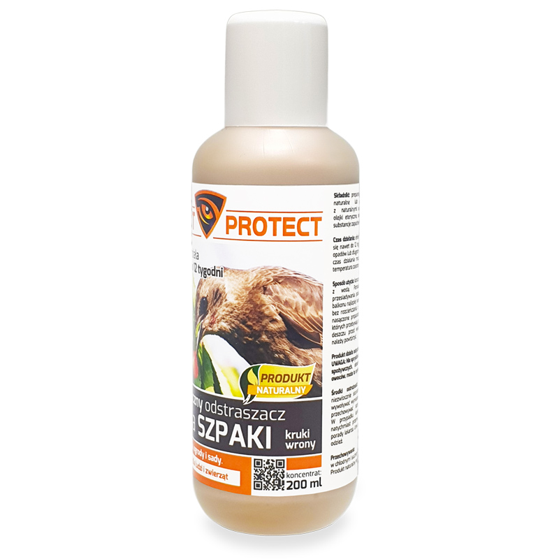 Odstraszacz na ptaki - szpaki, kruki, wrony PEST PROTECT 200ml